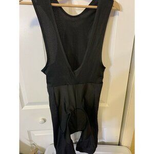Cycling Singlet Black Sz M‎ Padded Seat Bib